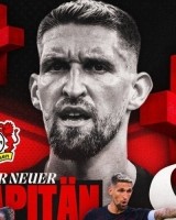 官方：30岁中场安德里希出任勒沃库森新任队长